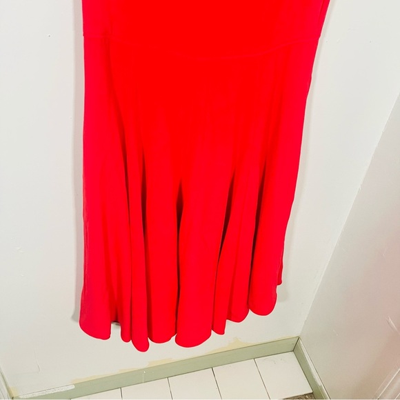 Gal Meets Glam Regina Red Fit & Flare Midi Dress Retro Wedding Size 10 - Picture 4 of 8
